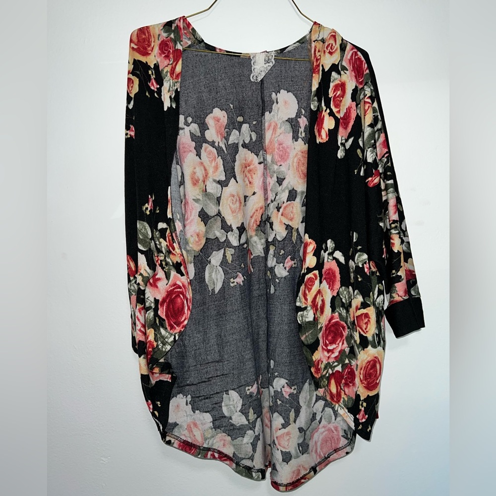 Floral cardigan